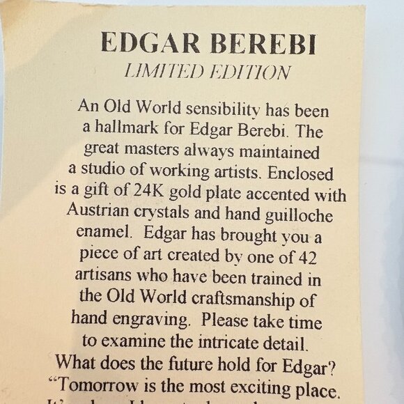 Vintage Edgar Berebi limited edition picture frame. - Picture 2 of 8
